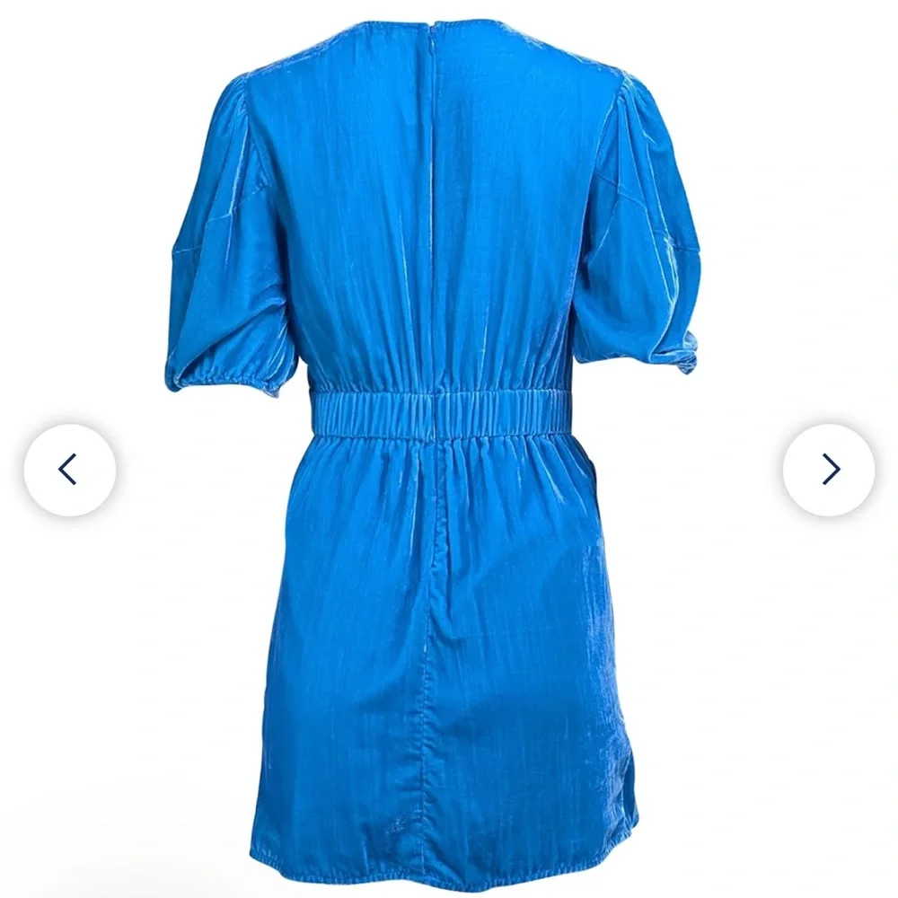 Blue velvet Rhode pia dress - Picture 2 of 2